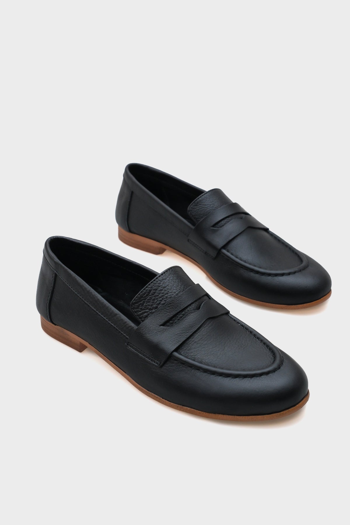 Calla Hakiki Deri Kadın Loafer