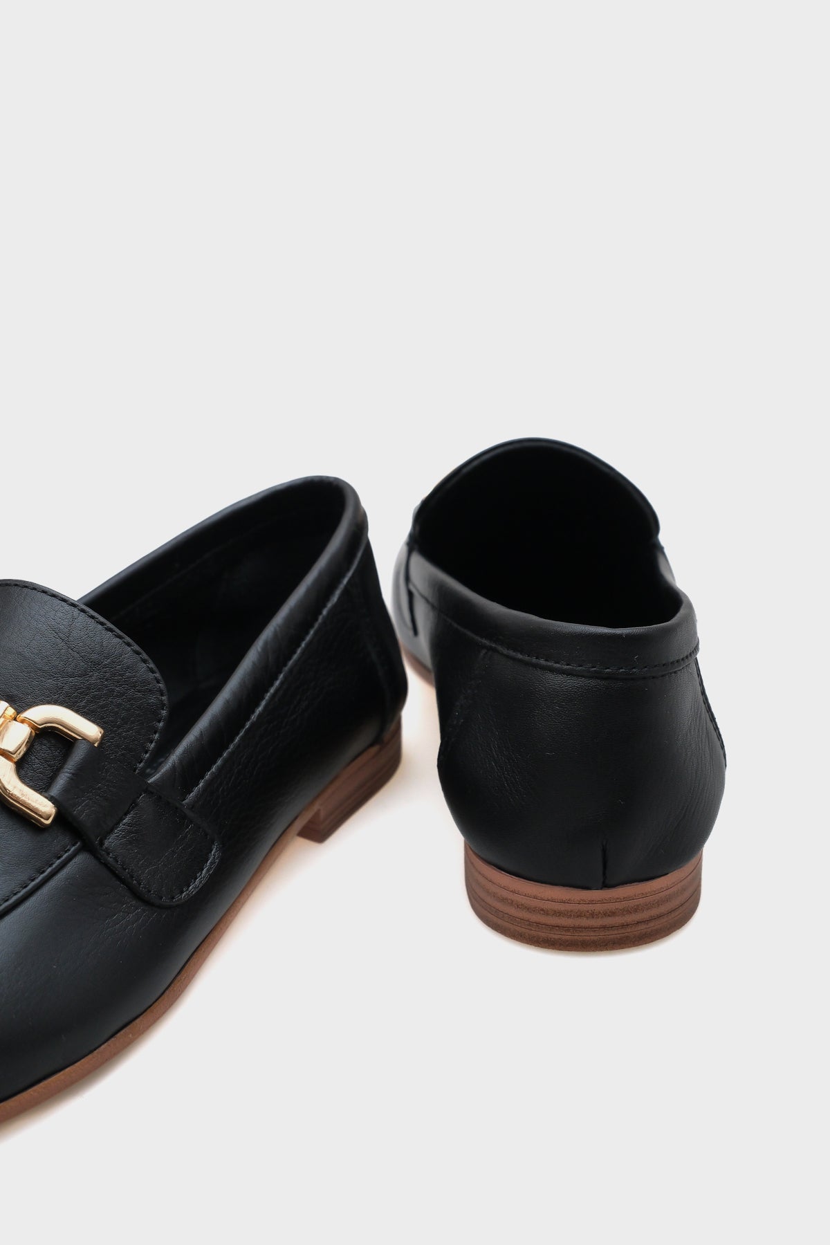 Cally Hakiki Deri Kadın Loafer