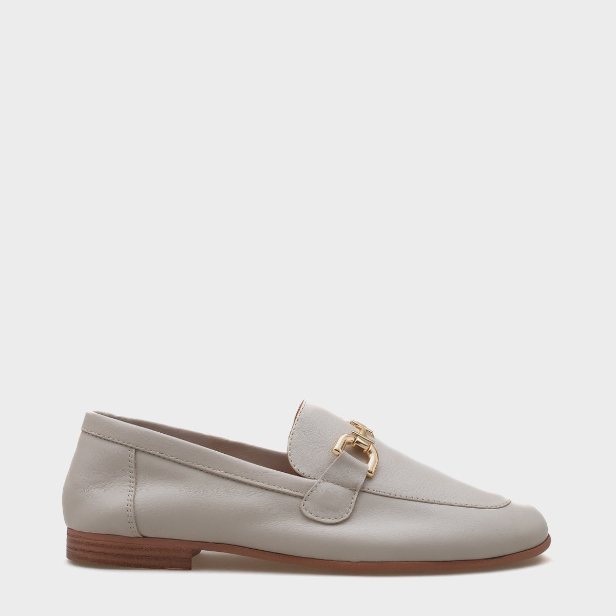 Cally Hakiki Deri Kadın Loafer