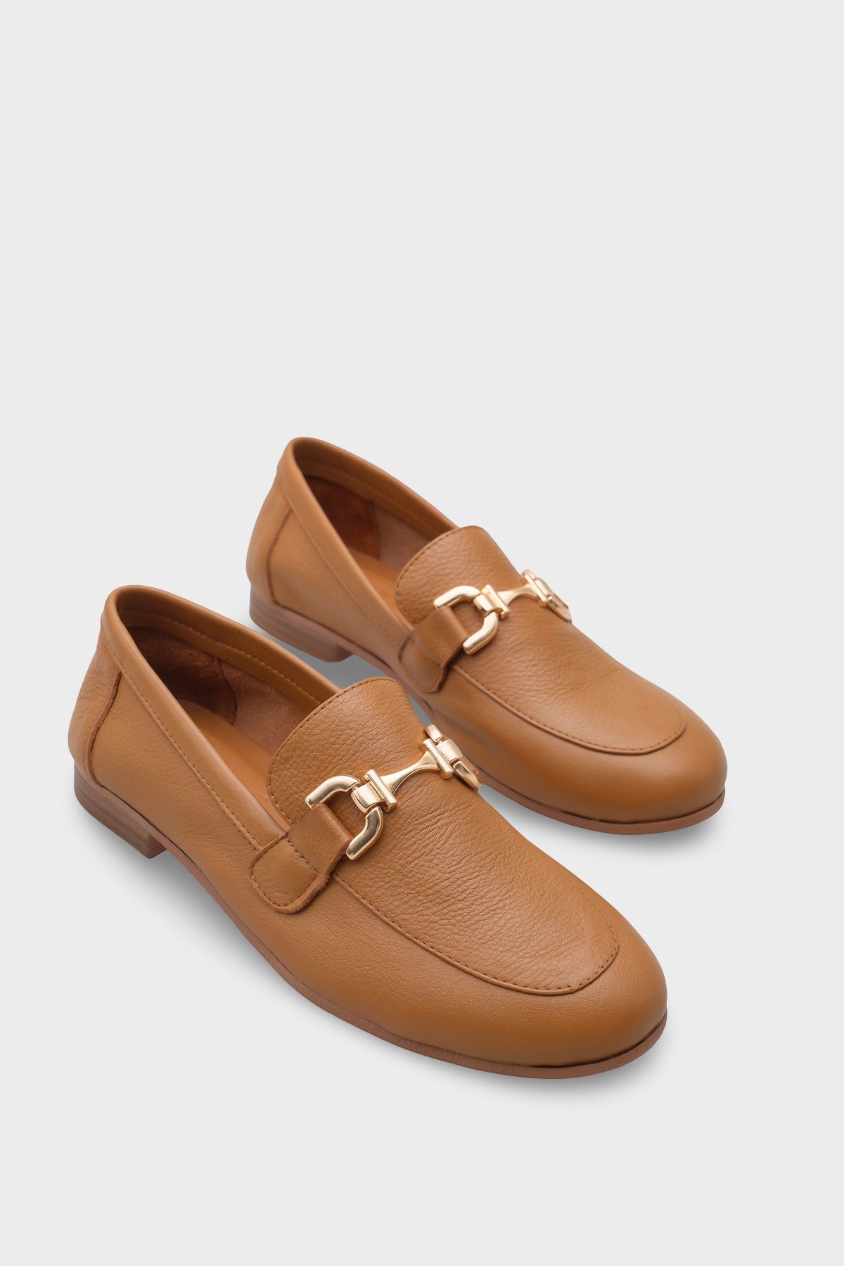 Cally Hakiki Deri Kadın Loafer