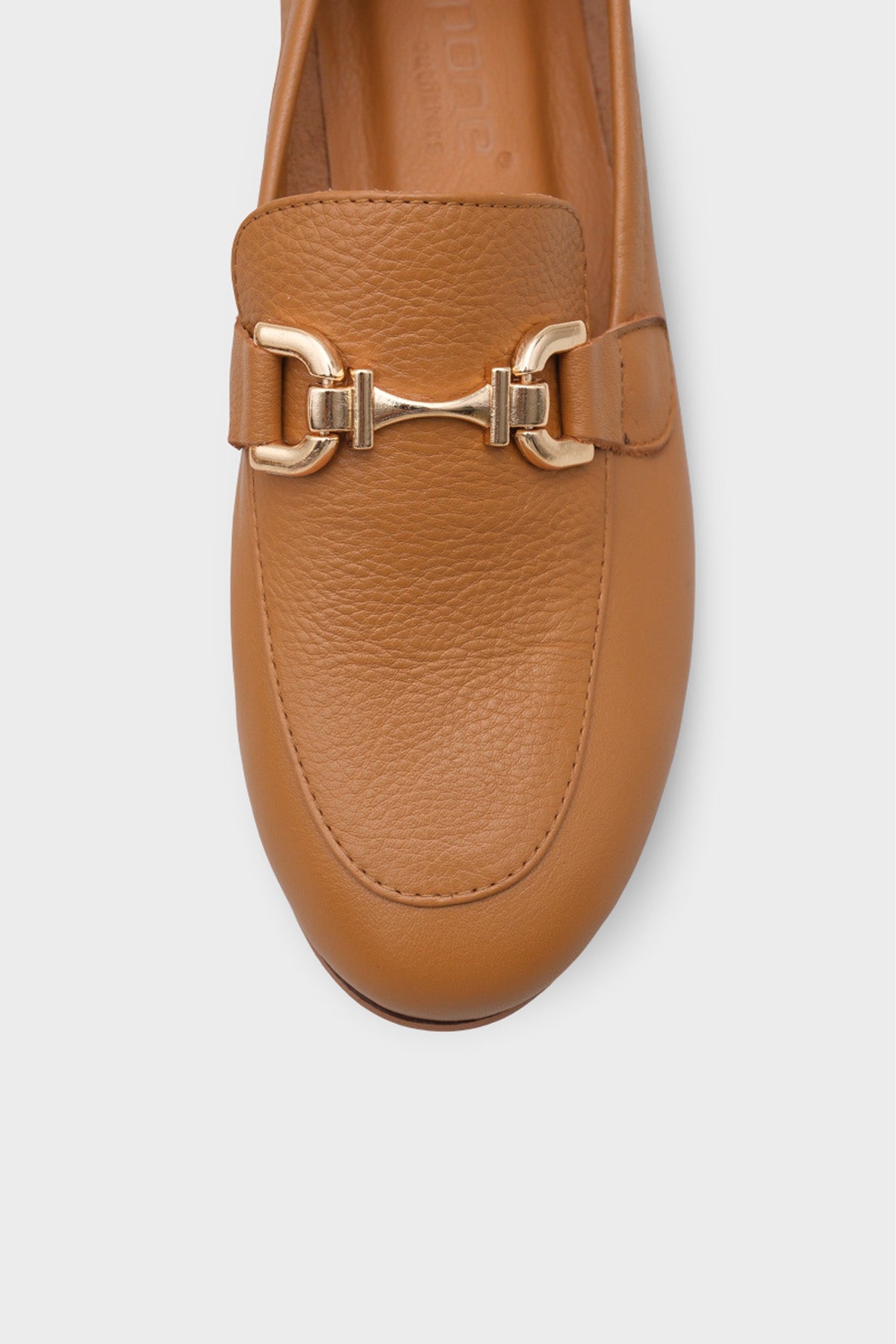 Cally Hakiki Deri Kadın Loafer