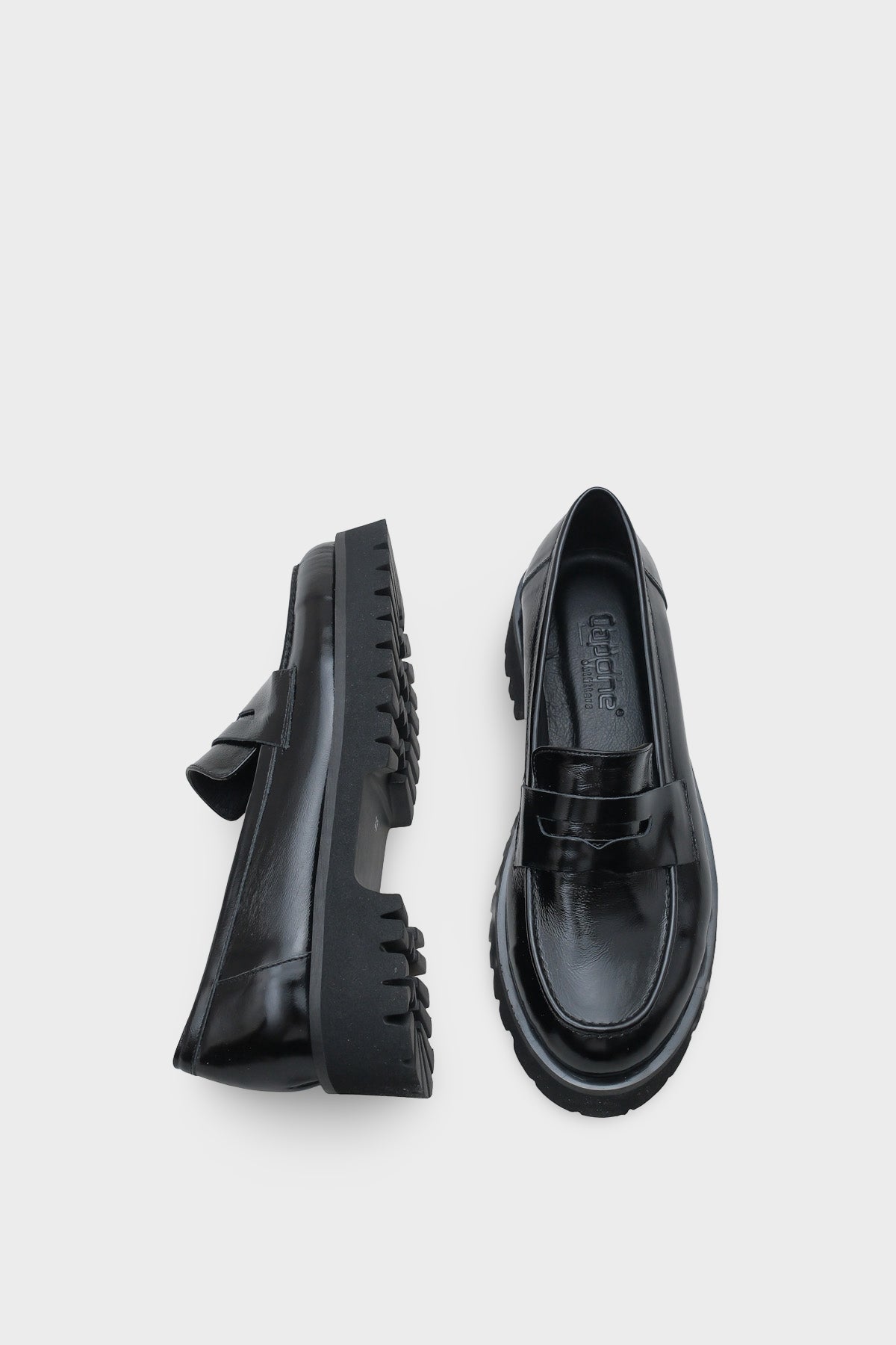 Tisha Mantar Tabanlı Deri Kadın Loafer