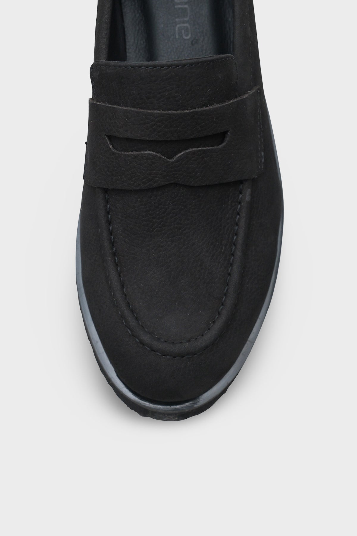 Tisha Mantar Tabanlı Deri Kadın Loafer