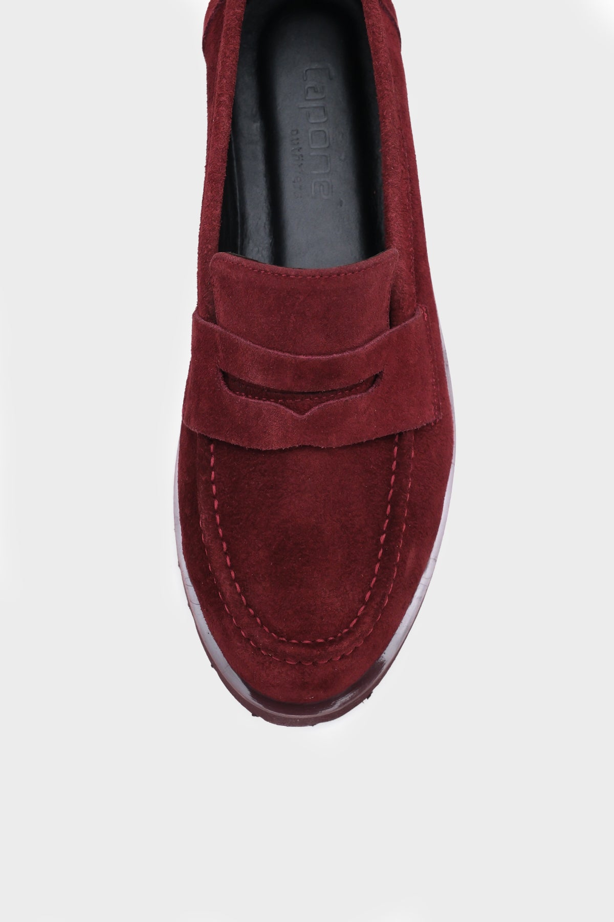 Tisha Mantar Tabanlı Deri Kadın Loafer