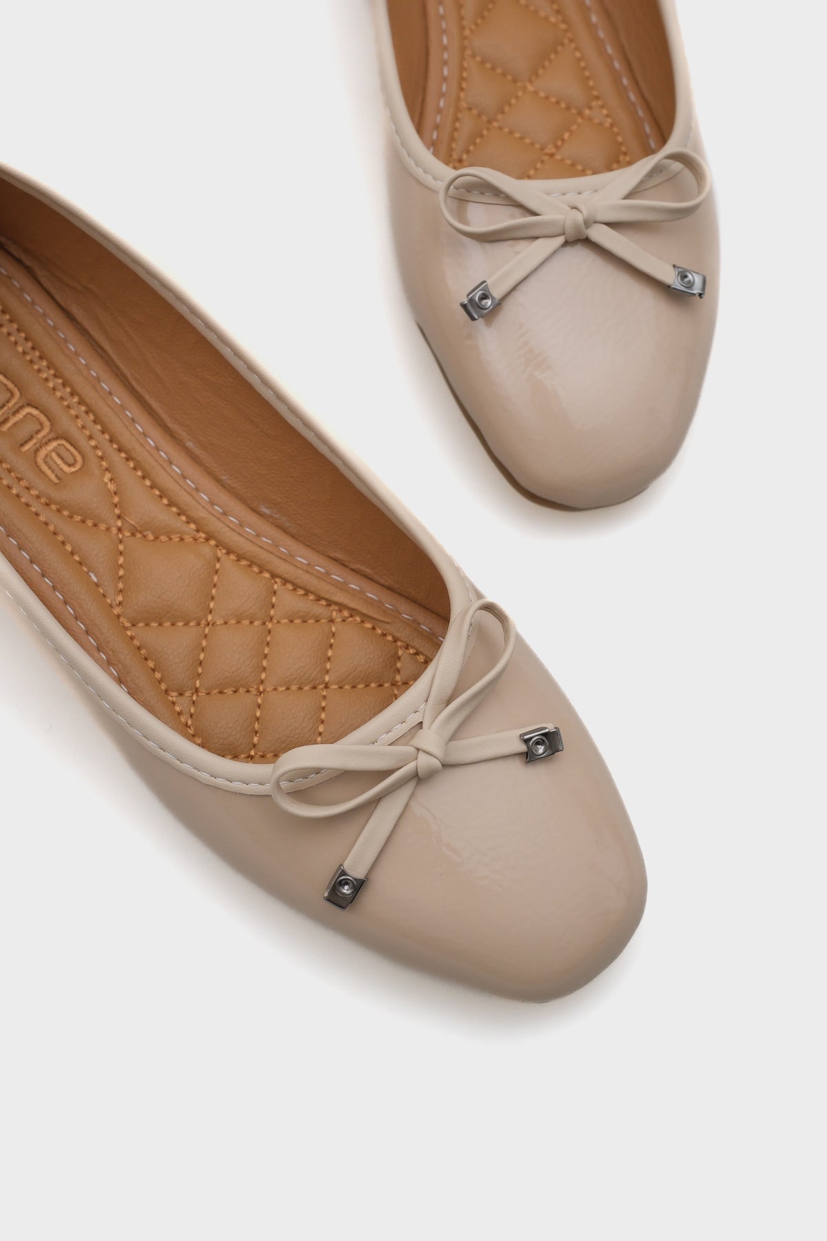 Hana Trend Kırışık Desen Kadın Babet