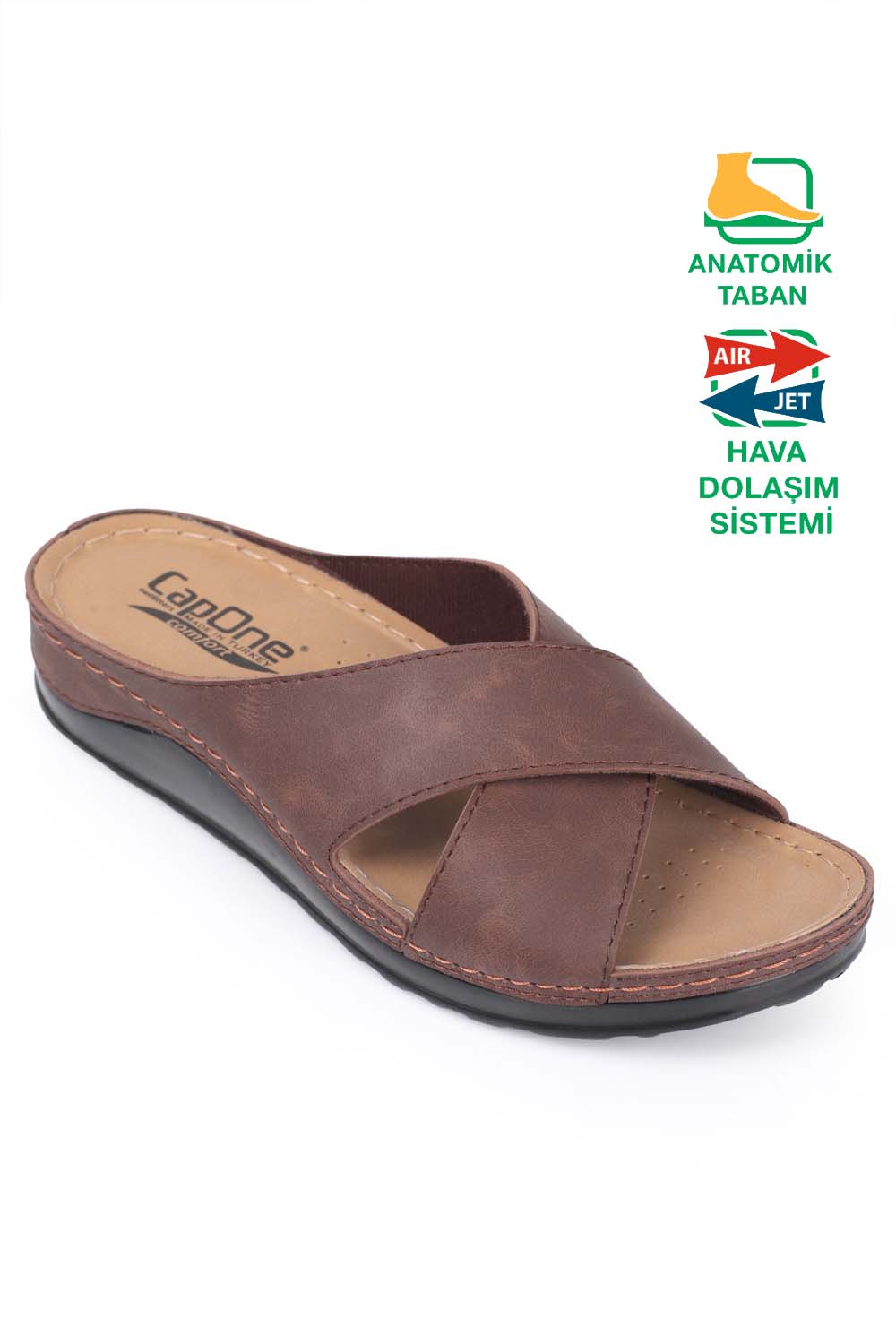 Ivory 107001 Kadın Çapraz Bant Konfor Anatomic Terlik