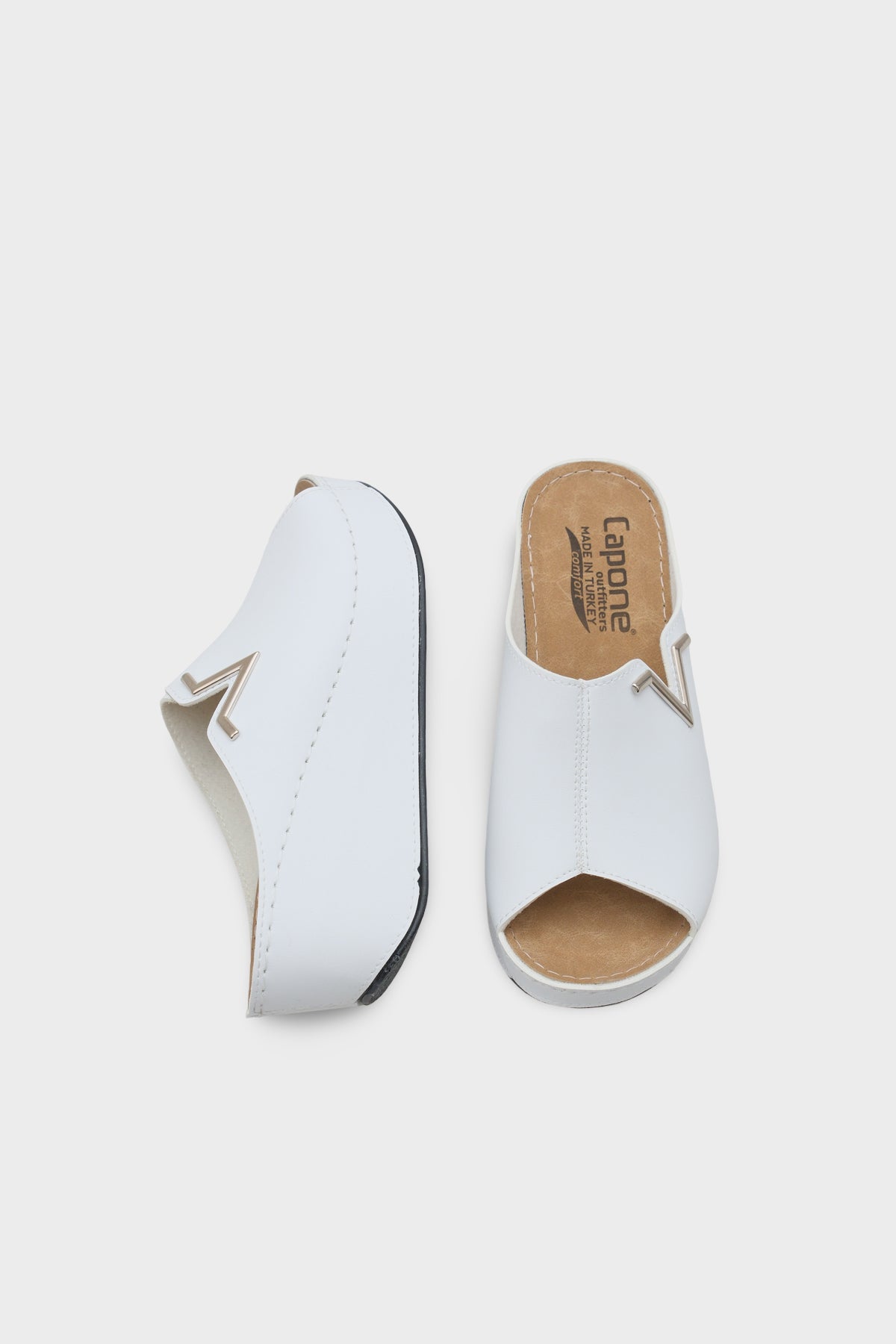 Kailey 6145 Kadın Dolgu Topuklu V Toka Terlik