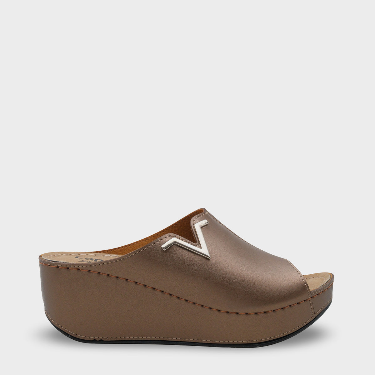 Kailey 6145 Kadın Dolgu Topuklu V Toka Terlik