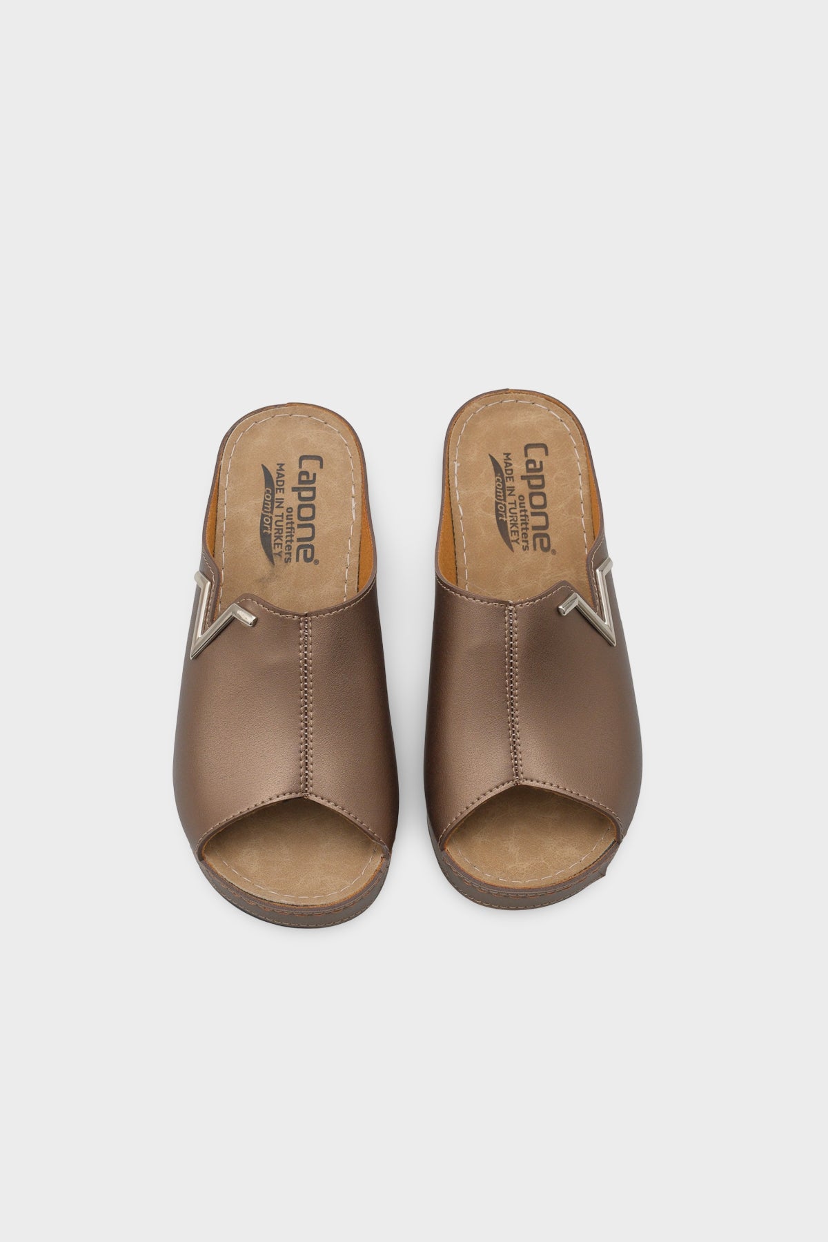 Kailey 6145 Kadın Dolgu Topuklu V Toka Terlik