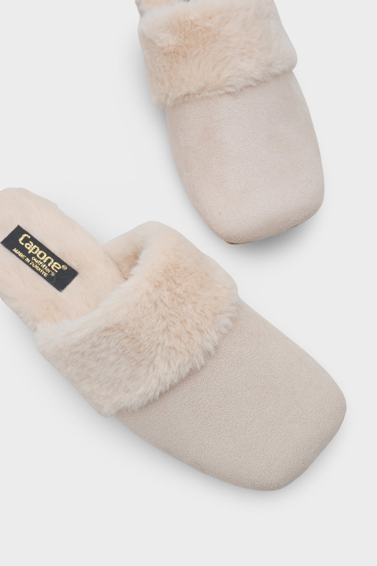 Elyse Kadın Kapalı Gondol Tüylü Terlik