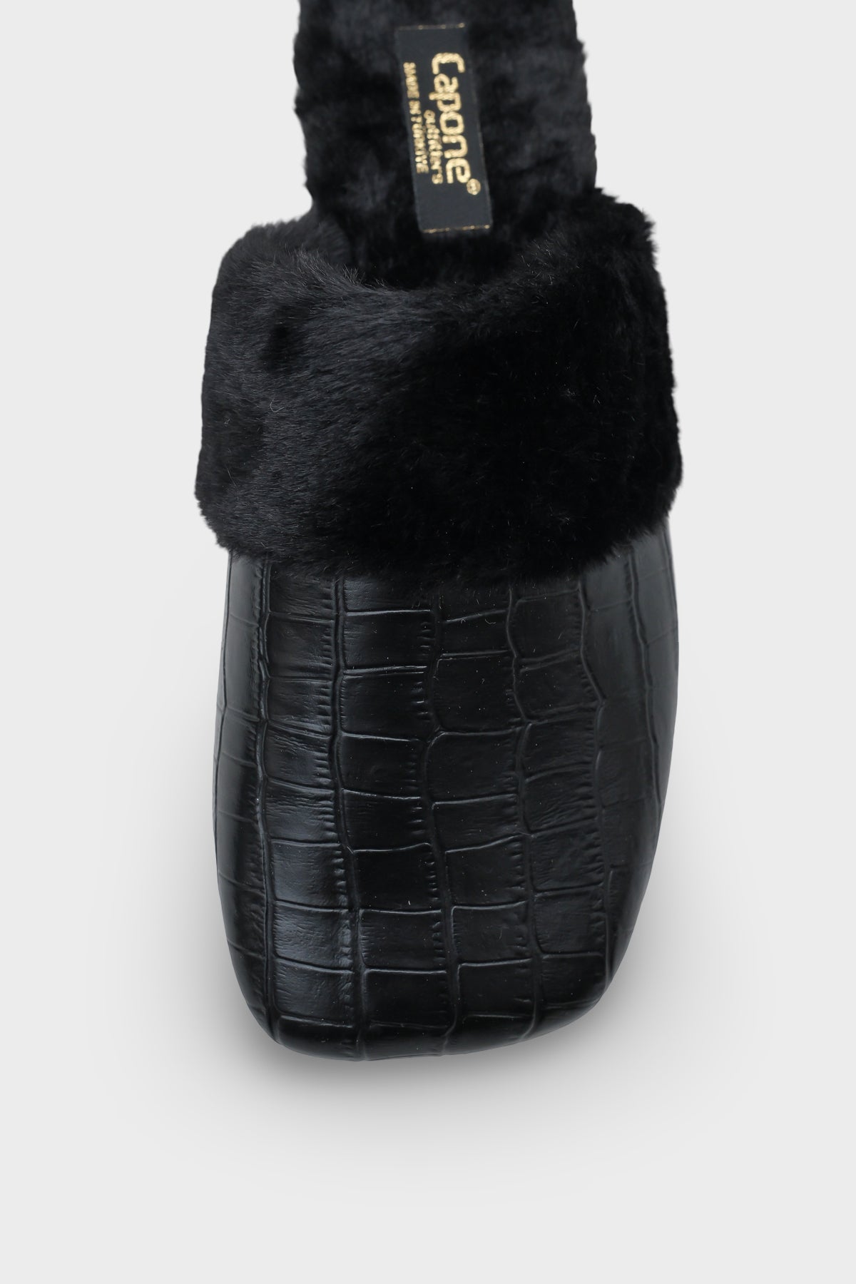 Elyse Kadın Kapalı Gondol Tüylü Terlik