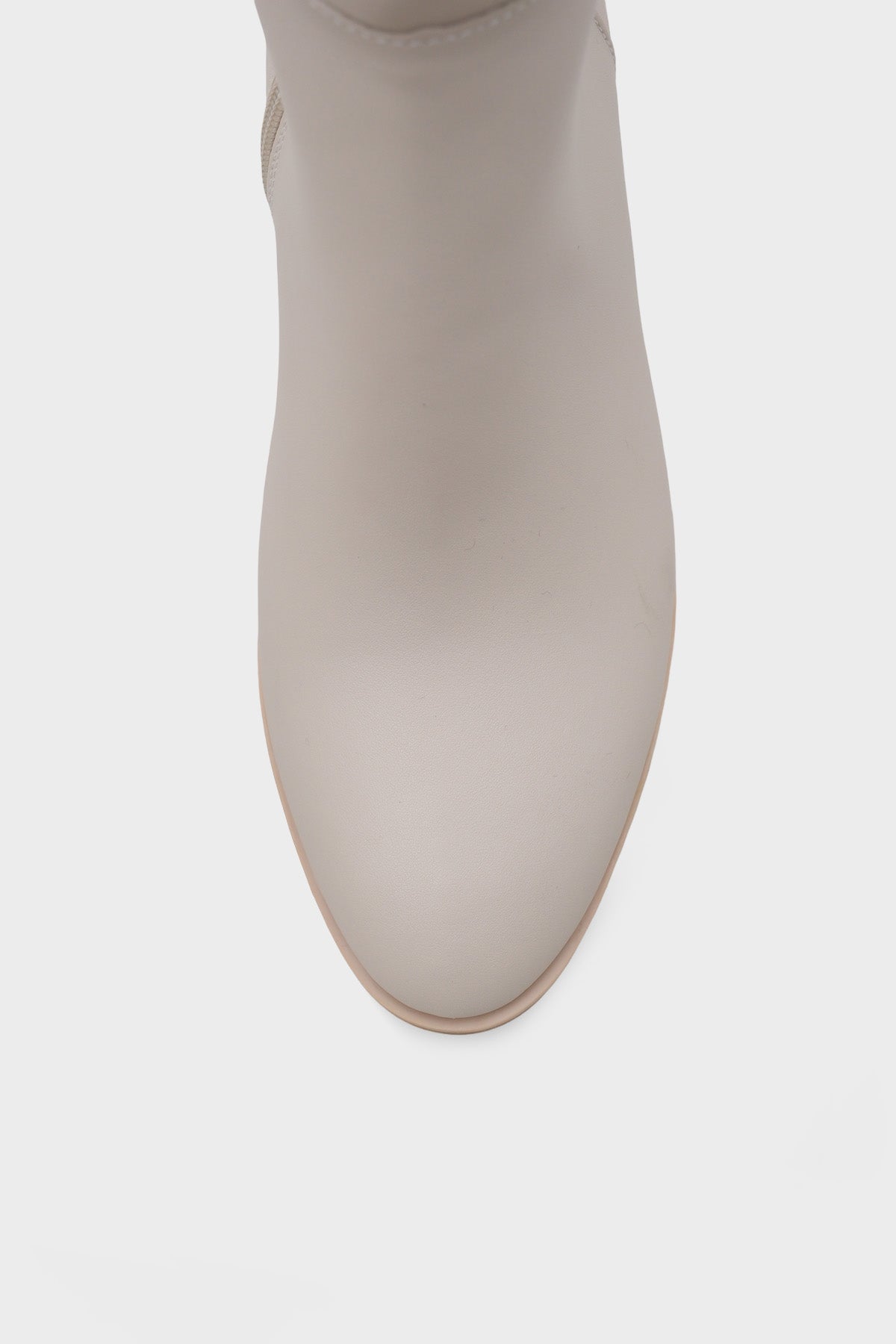 Cathrine Oval Burunlu Yandan Fermuarlı Topuklu Kadın Çizme