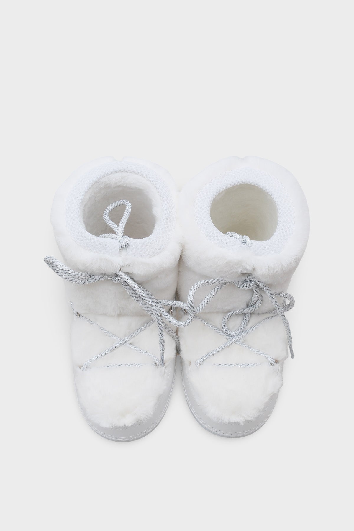 Beatrisa Yuvarlak Burunlu Kalın Tabanlı Kürklü Kadın Kar Botu