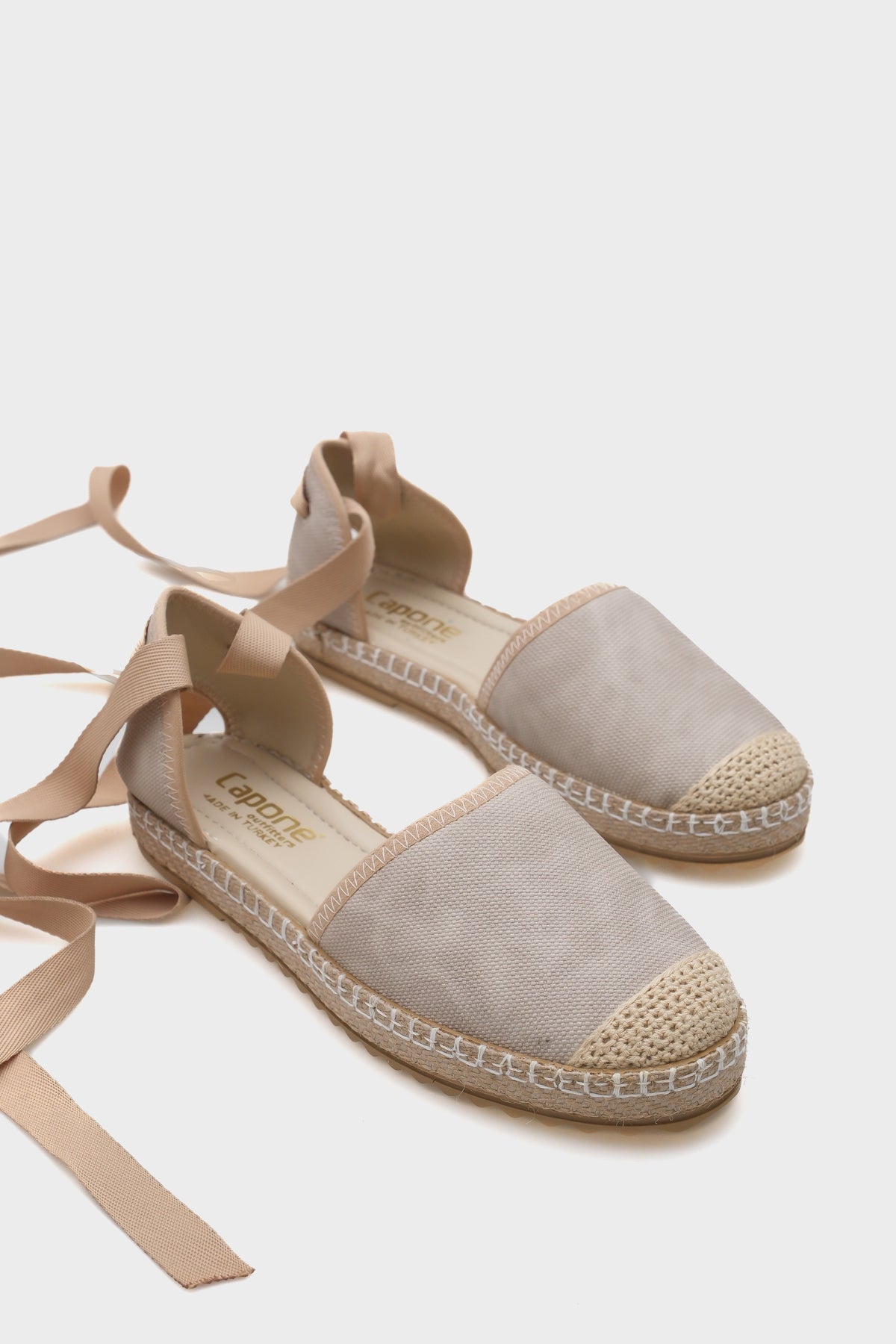 Brianna Kalın Tabanlı Bilekten Bağlamalı Kadın Espadril