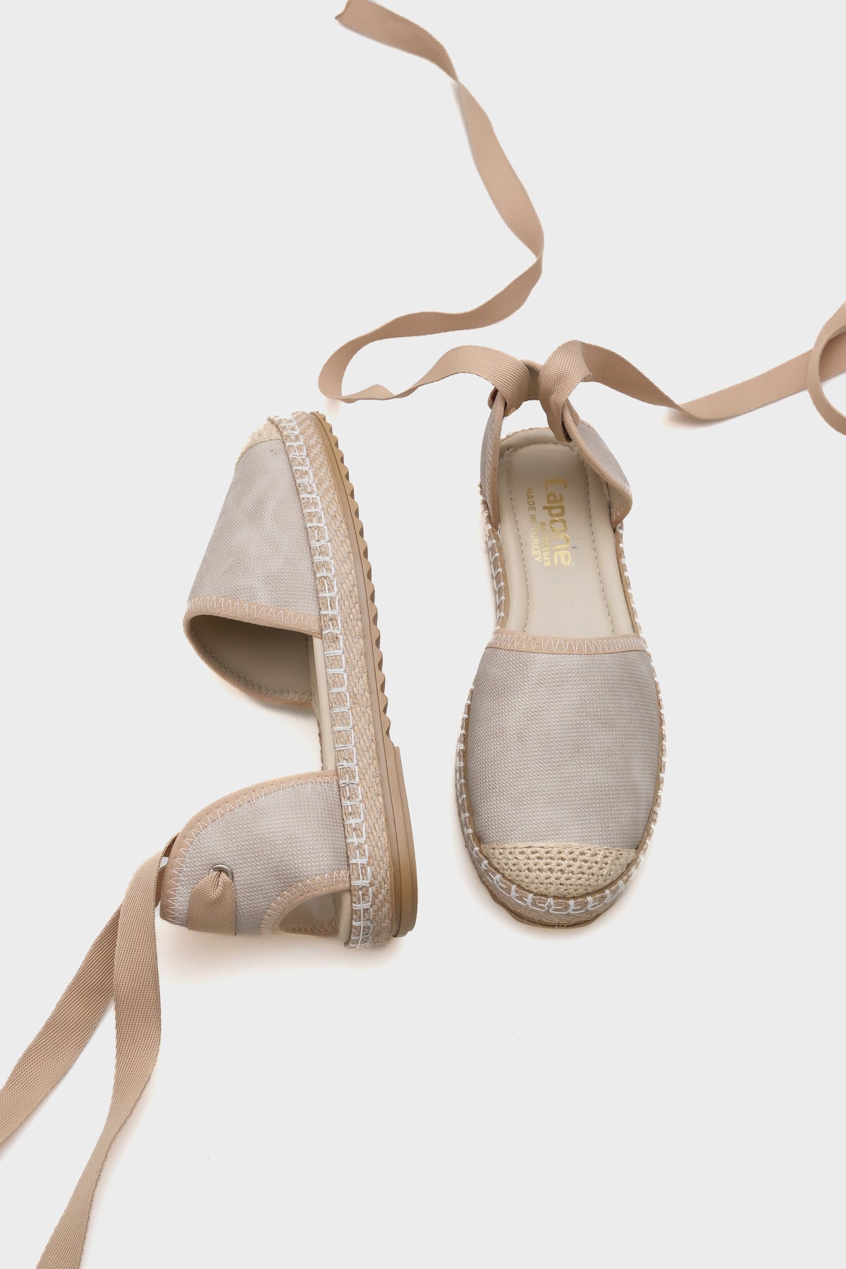 Brianna Kalın Tabanlı Bilekten Bağlamalı Kadın Espadril