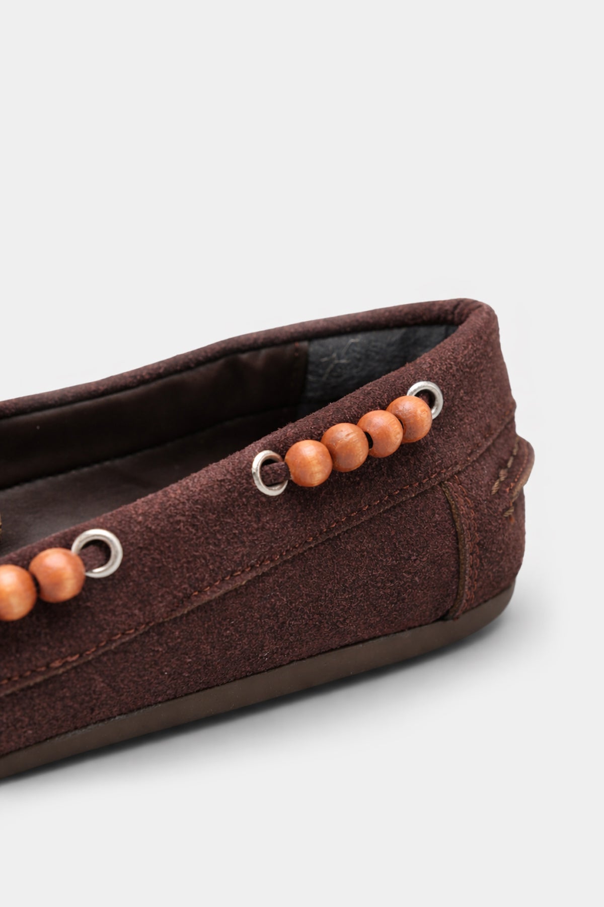 Erinna Püsküllü Ahşap Aksesuarlı Yumuşak Kadın Loafer Ayakkabı