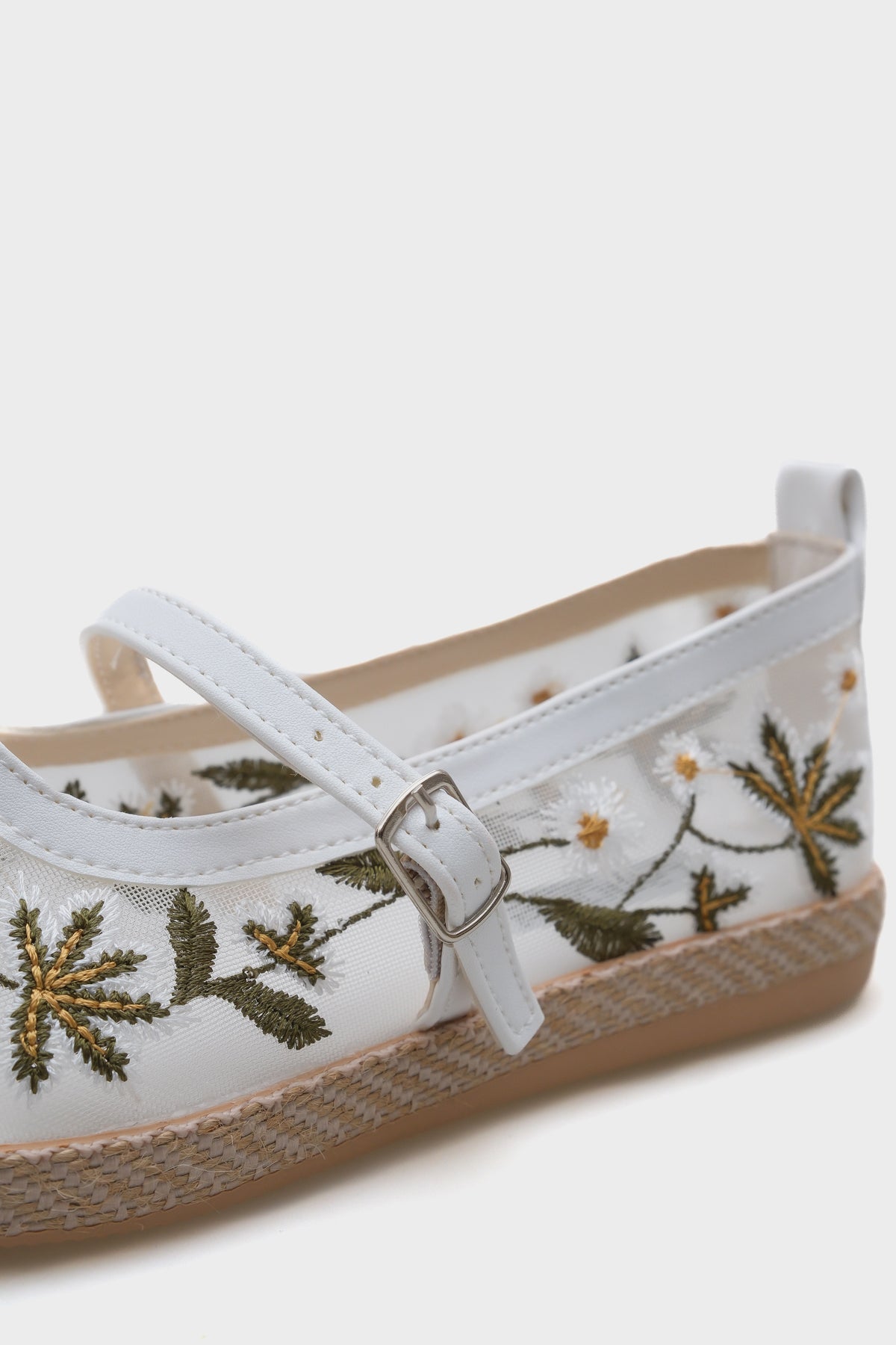 Shela Bantlı Çiçekli Kadın Espadril