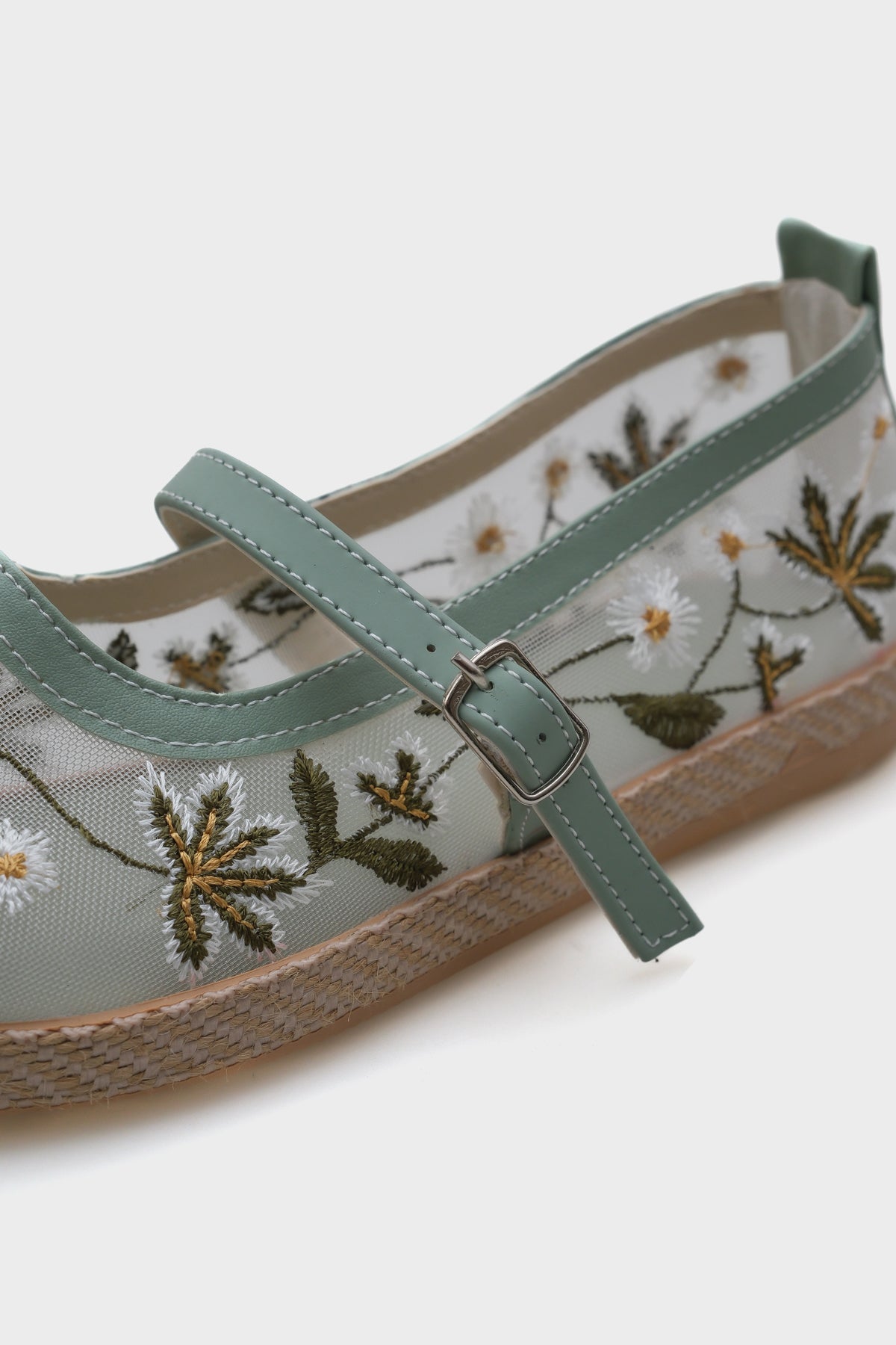 Shela Bantlı Çiçekli Kadın Espadril