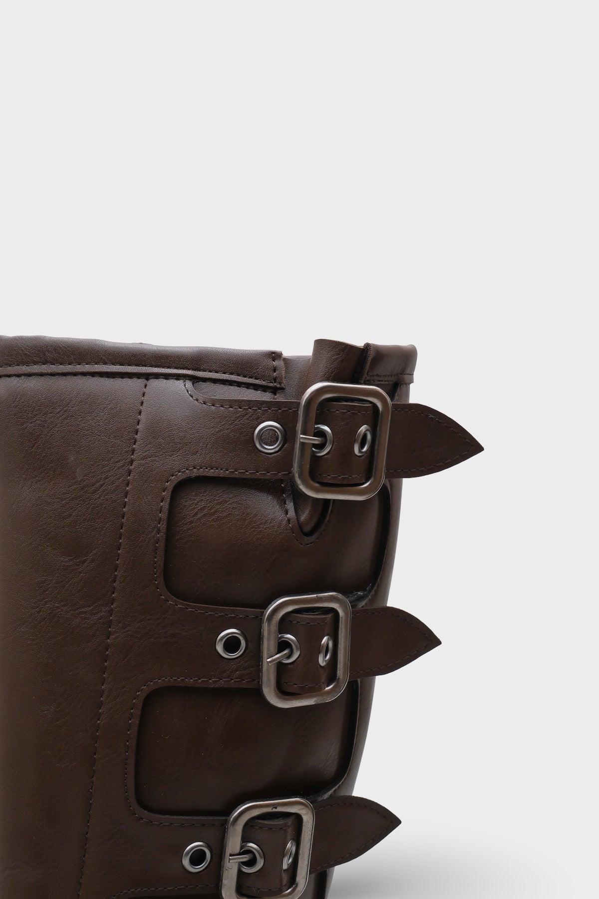 Motorcu Fermuarlı Kadın Çizme