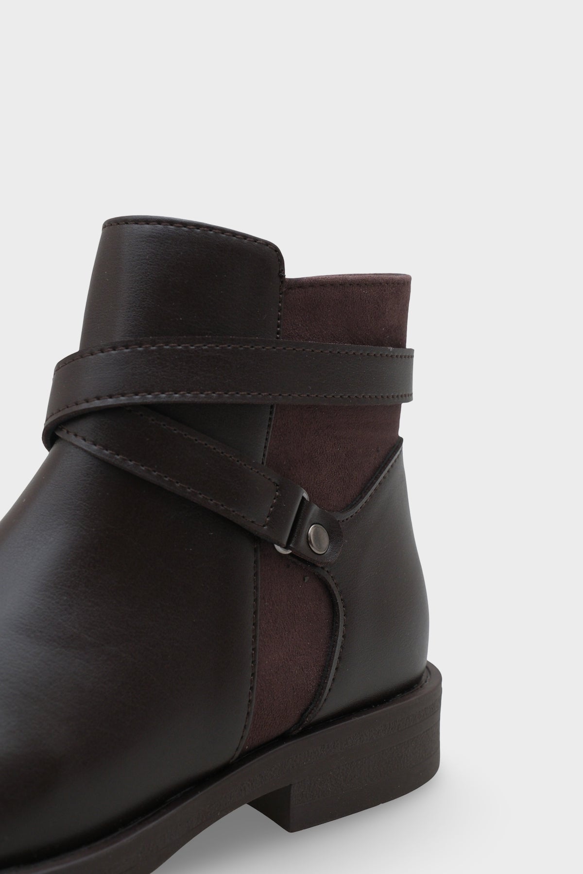 Tory Yandan Fermuarlı Kadın Bot