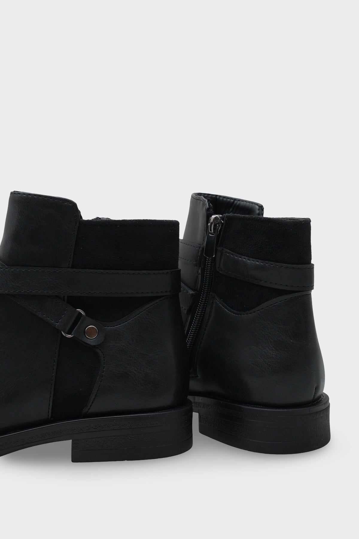 Tory Yandan Fermuarlı Kadın Bot