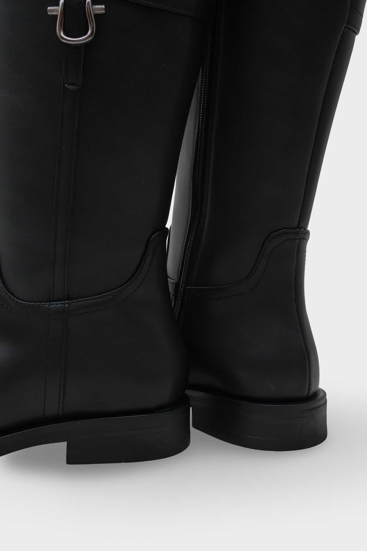 Tokalı Binici Fermuarlı Kadın Çizme
