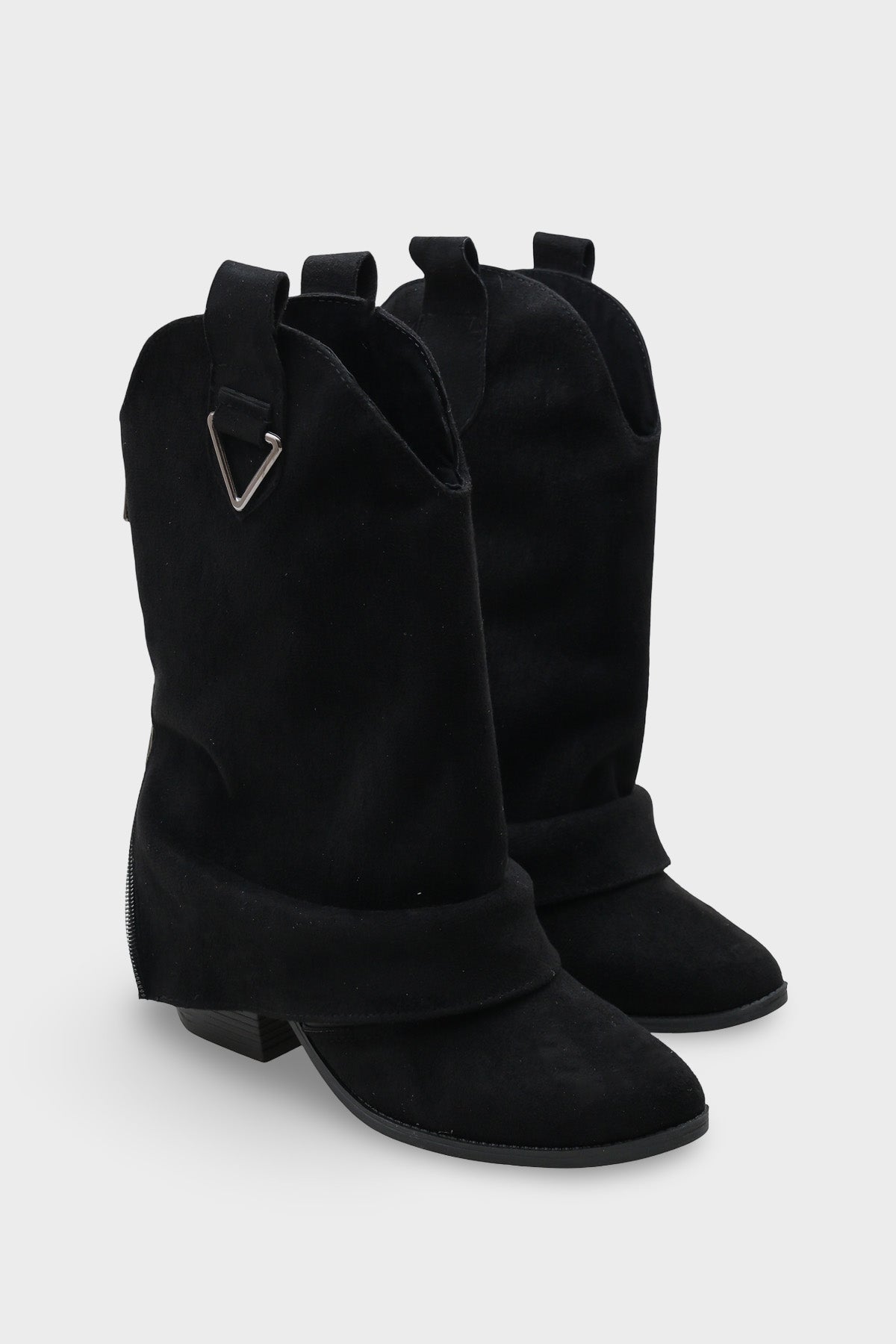 Rhianna Büzgülü Kovboy Çizme