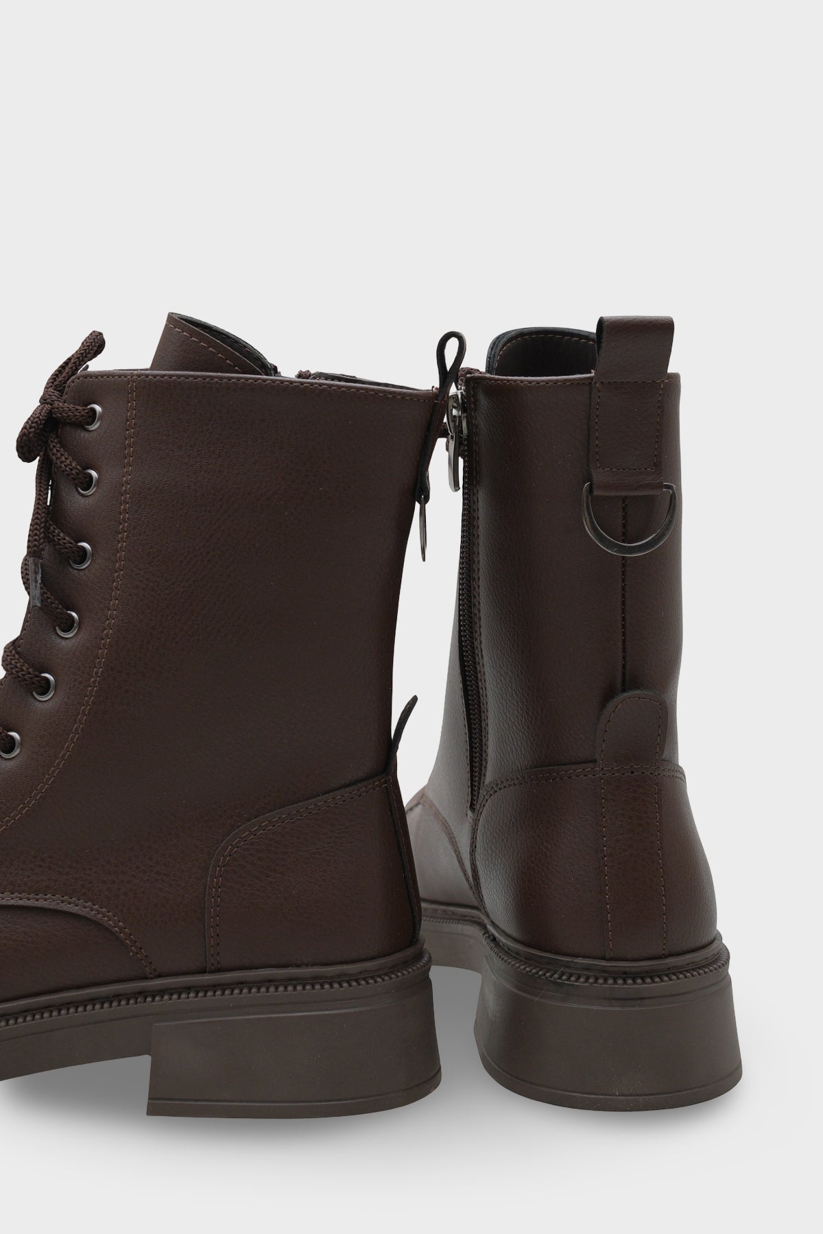 Estell Yandan Fermuarlı Bağcıklı Kadın Bot