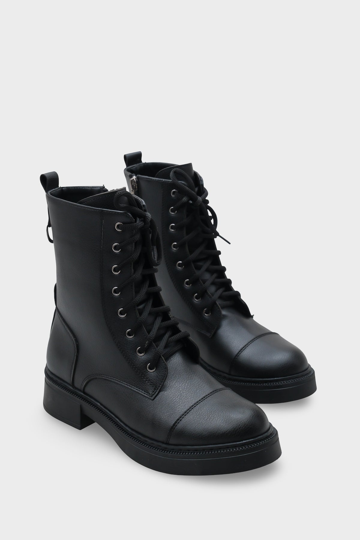 Estell Yandan Fermuarlı Bağcıklı Kadın Bot