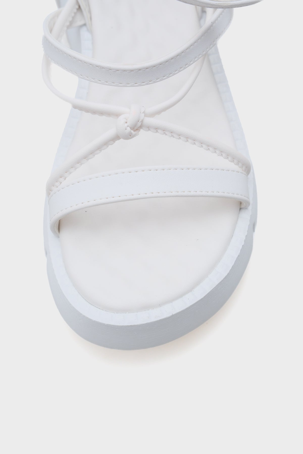 Amy Kalın Tabanlı Bilekten Bantlı Konfor Tabanlı Kadın Sandalet