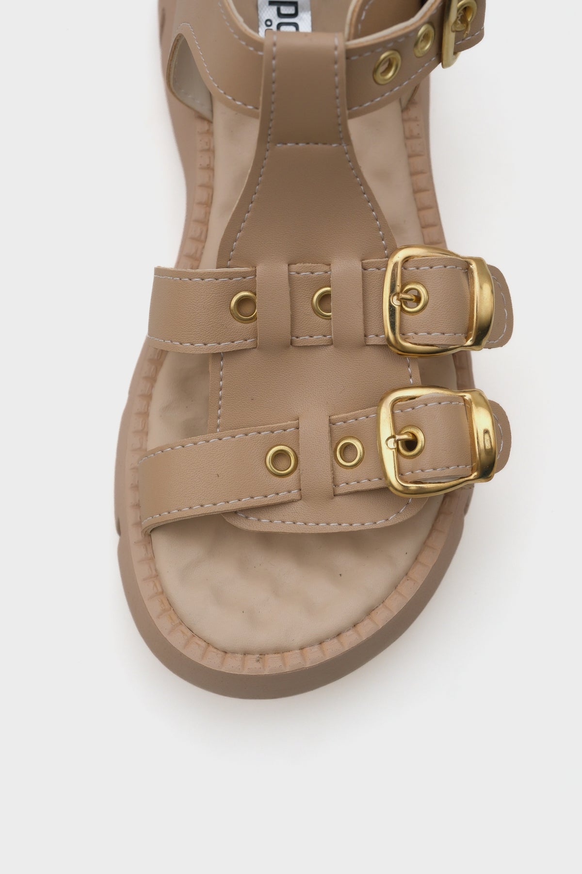 Cherry Kalın Tabanlı Bilekten Bantlı Konfor Tabanlı Kadın Sandalet