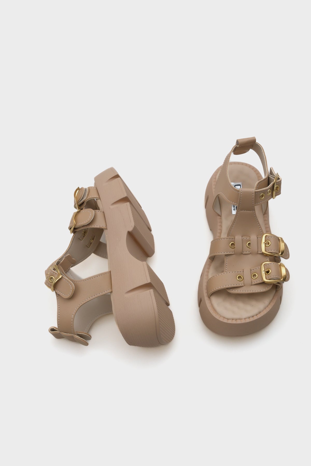 Cherry Kalın Tabanlı Bilekten Bantlı Konfor Tabanlı Kadın Sandalet