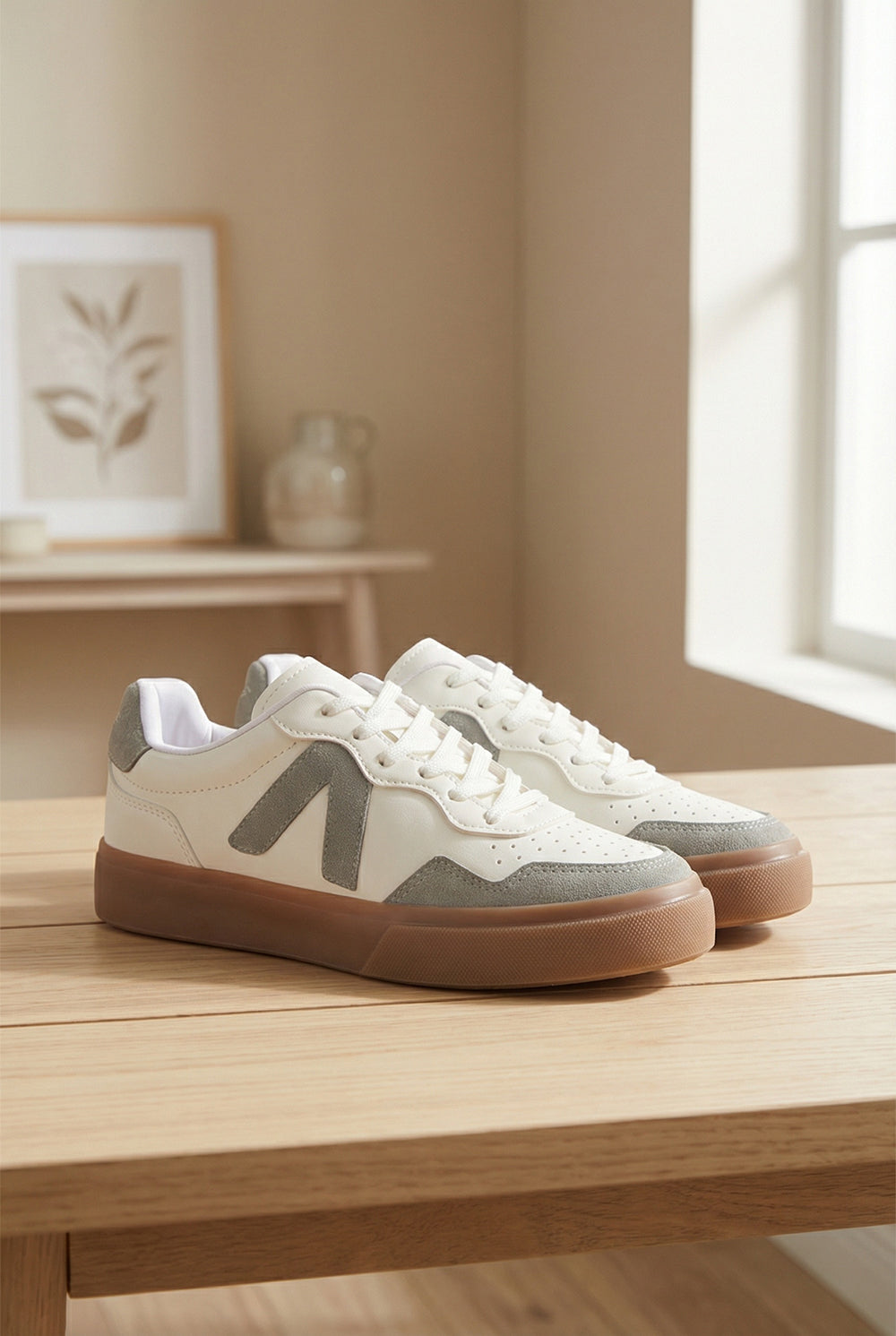 Lianna V Detaylı Bağcıklı Günlük Spor Kadın Sneaker Ayakkabı