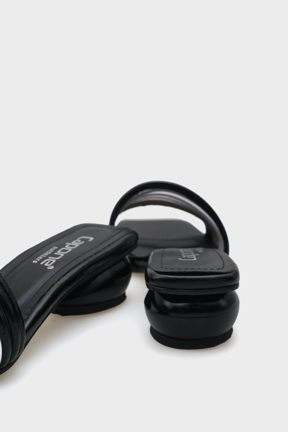 Lina Beyaz Nude Kadın Orta Topuklu Şık Terlik