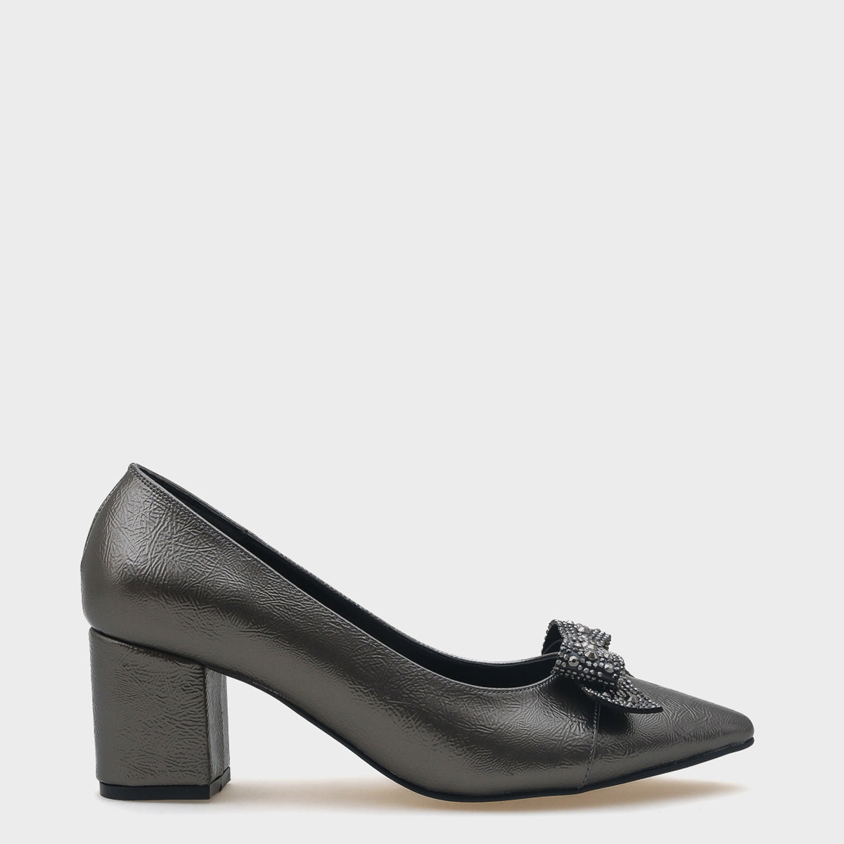 Odele 645 Kadın Topuklu Taşlı Fiyonklu Ayakkabı