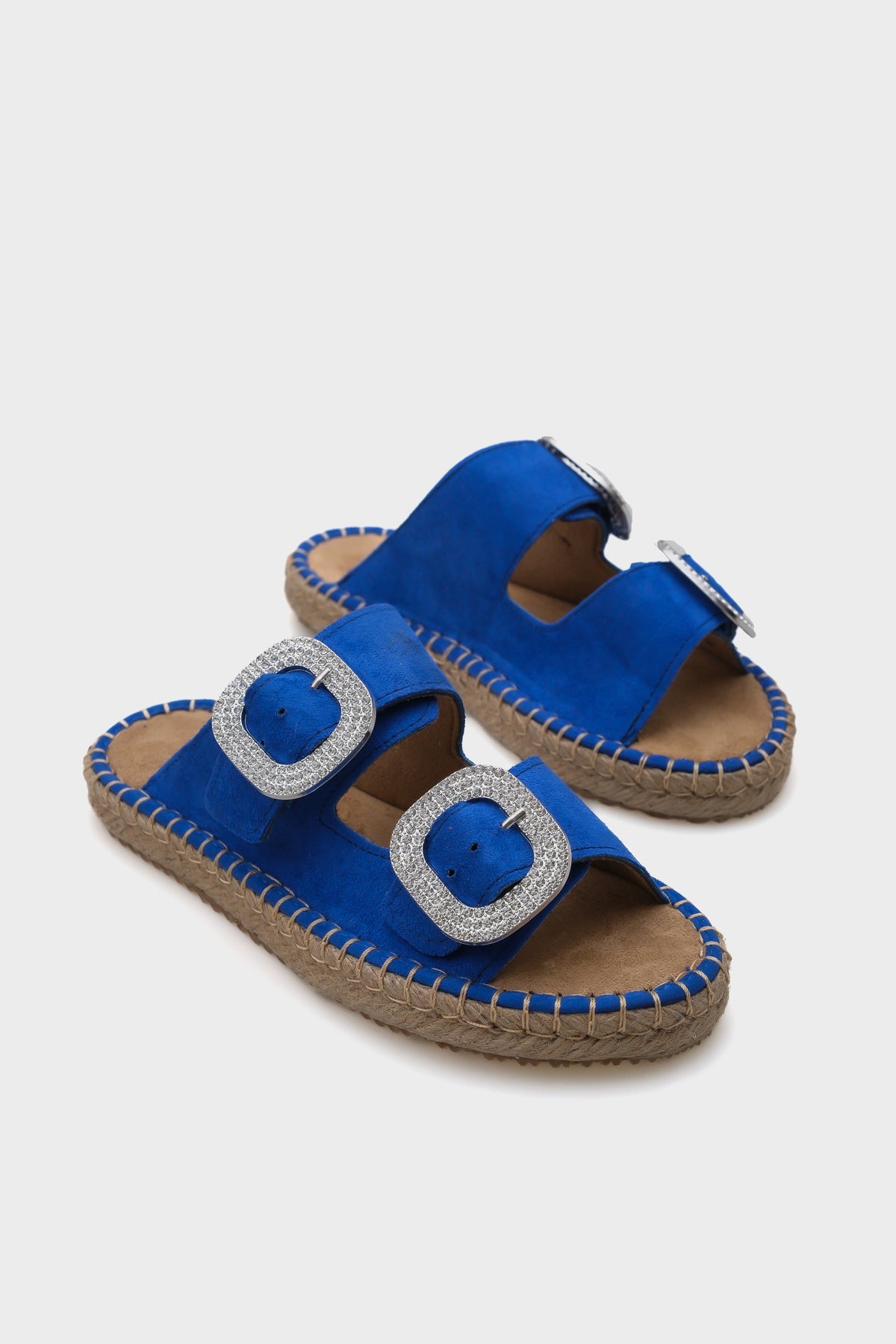 Britney Taşlı Kadın Espadril Terlik