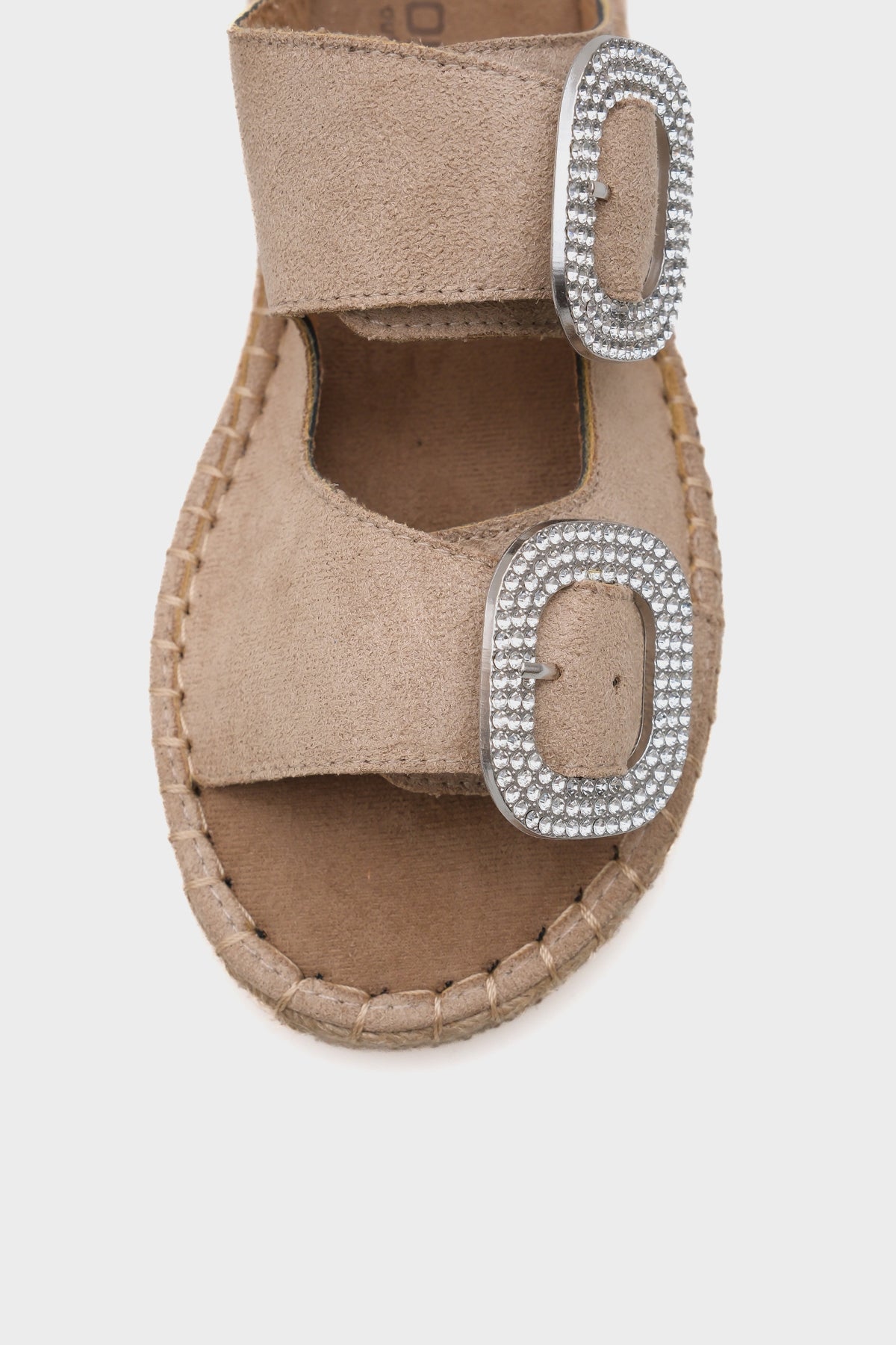 Britney Taşlı Kadın Espadril Terlik