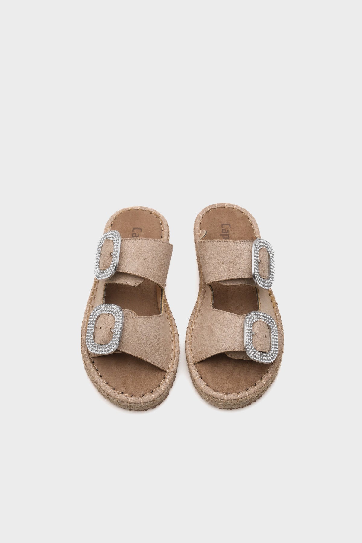 Britney Taşlı Kadın Espadril Terlik