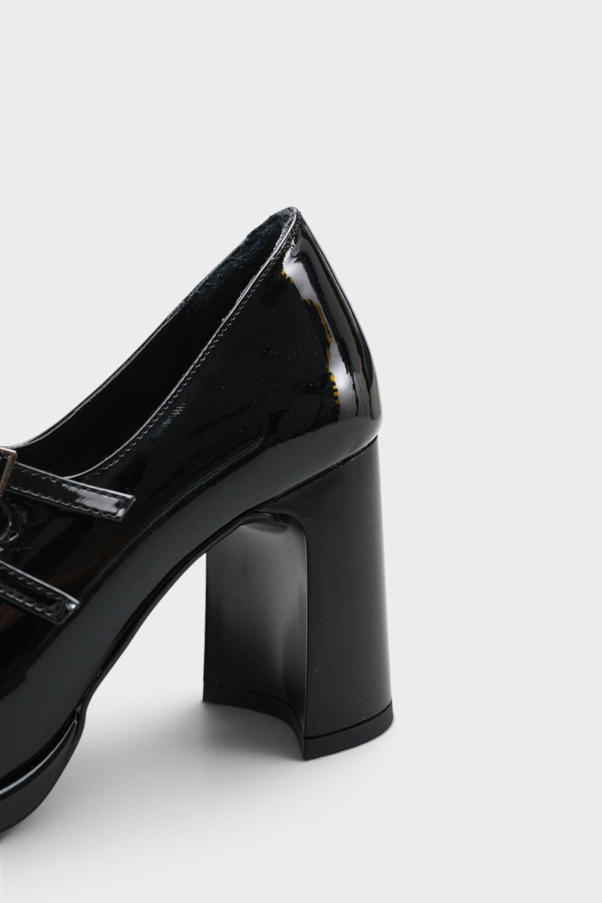 Jeana Platform Tabanlı Parlak Mary Jane Ayakkabı