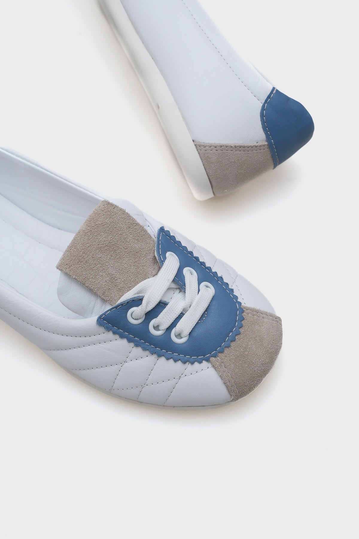 Flora Bağcıklı Hakiki Deri Kadın Spor Ayakkabı Sneaker