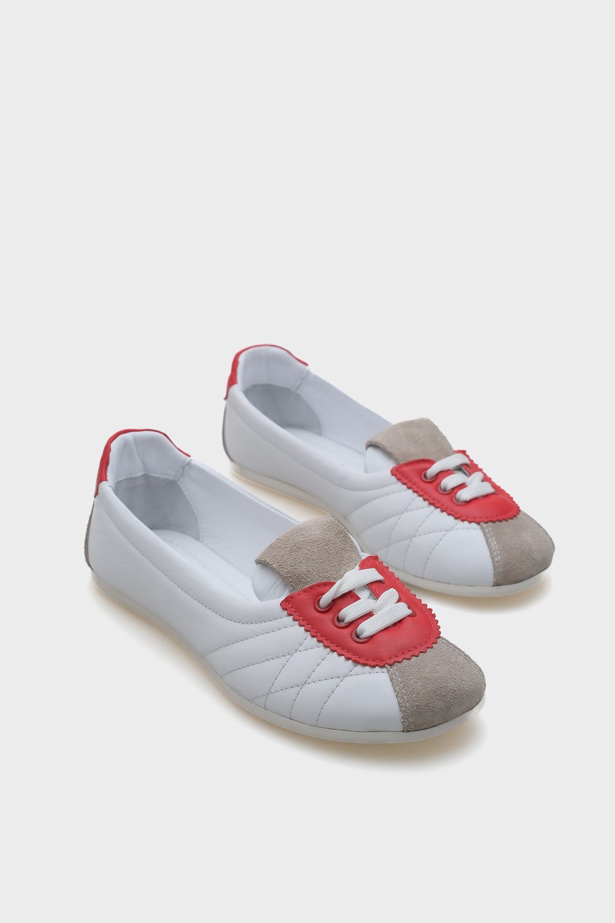 Flora Bağcıklı Hakiki Deri Kadın Spor Ayakkabı Sneaker