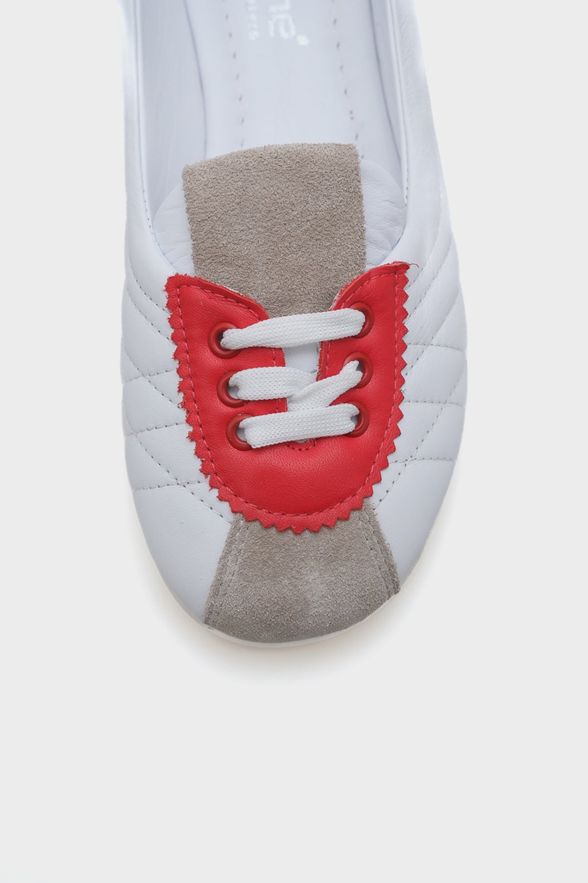 Flora Bağcıklı Hakiki Deri Kadın Spor Ayakkabı Sneaker