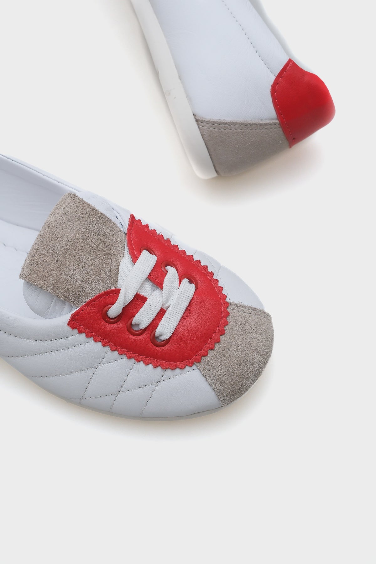 Flora Bağcıklı Hakiki Deri Kadın Spor Ayakkabı Sneaker