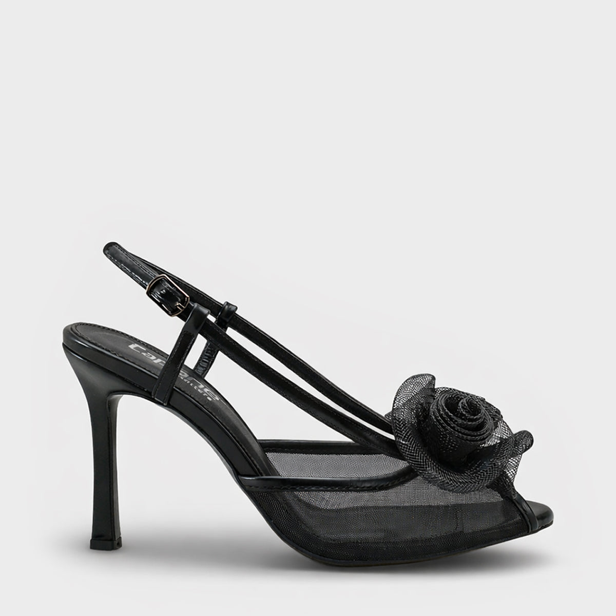 Reina Fileli Yuvarlak Burunlu Fiyonklu Yüksek Topuklu Bantlı Kadın Ayakkabı