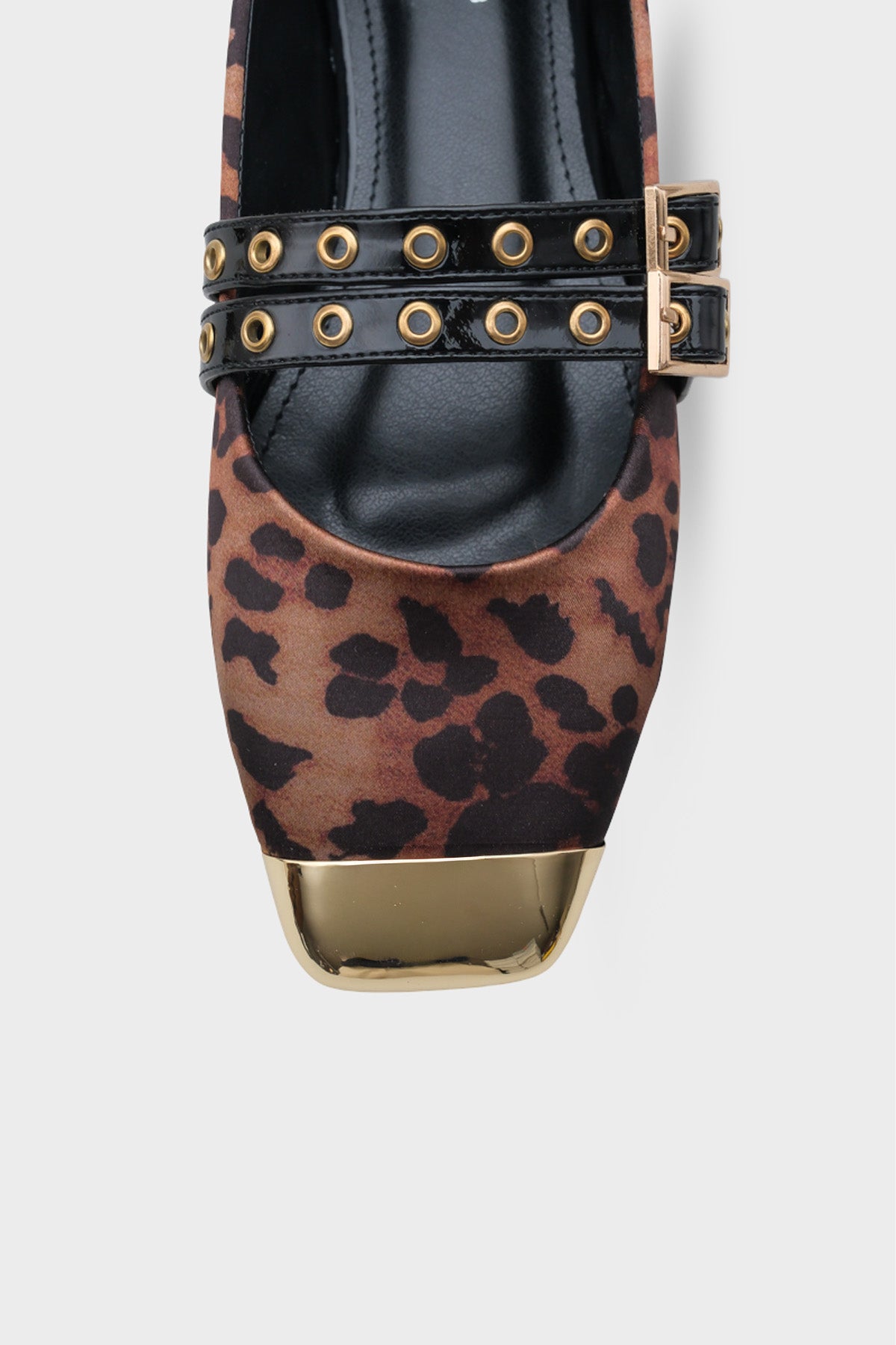 Erinn Metal Küt Burunlu Taşlı Babet