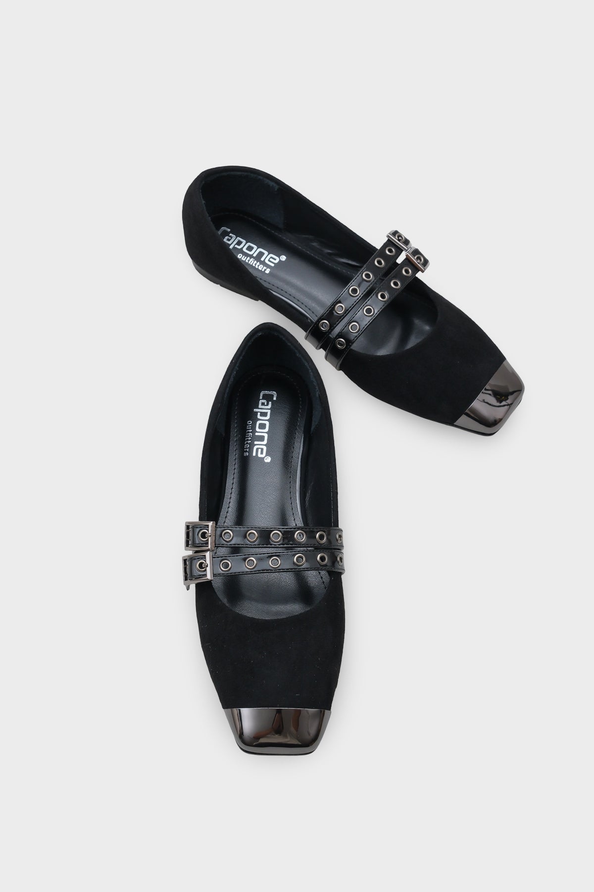 Erinn Metal Küt Burunlu Taşlı Babet