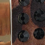 Judie Metal Küt Burunlu Taşlı Babet