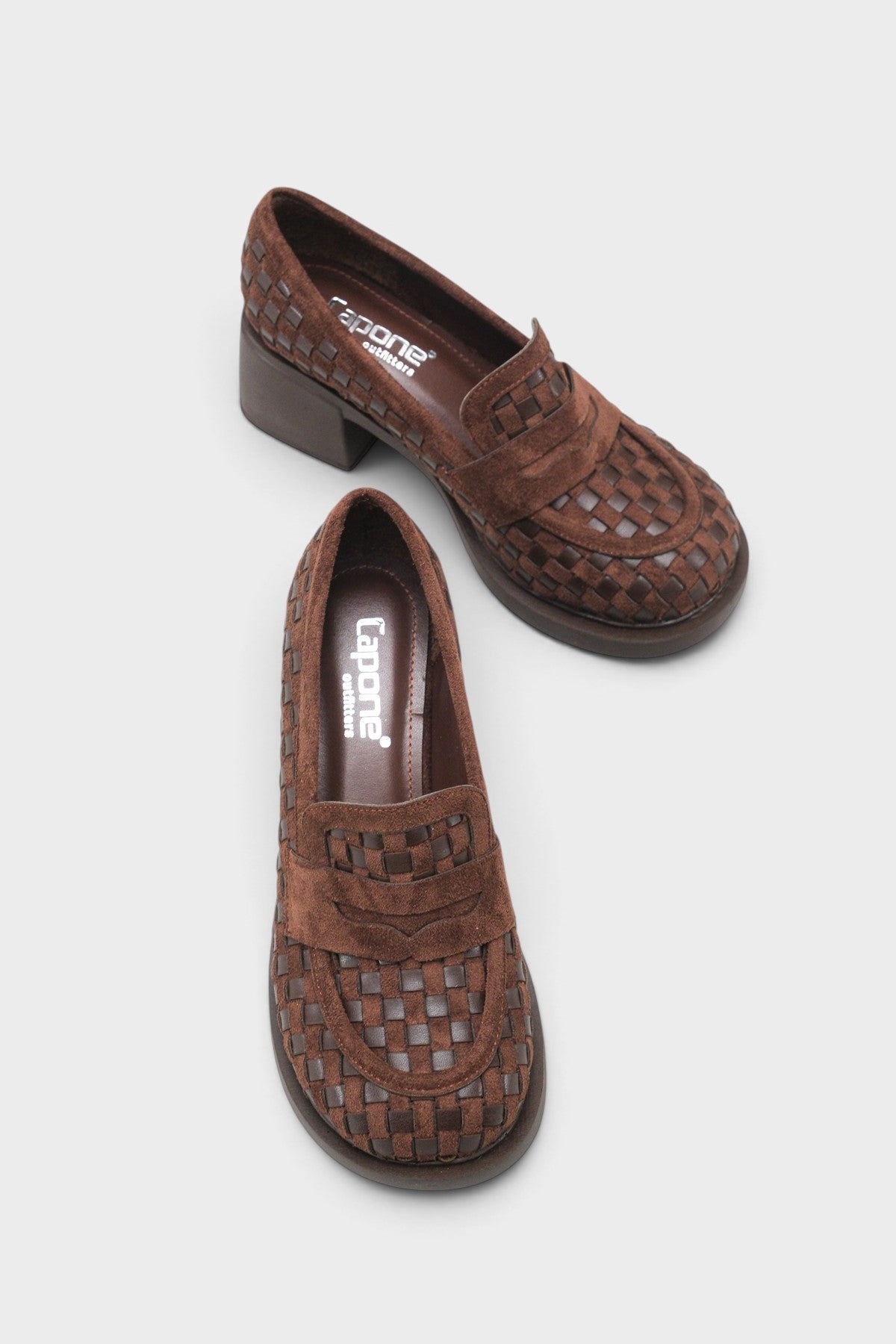 Bellina El Örgüsü Süet Görünümlü Kadın Loafer Ayakkabı