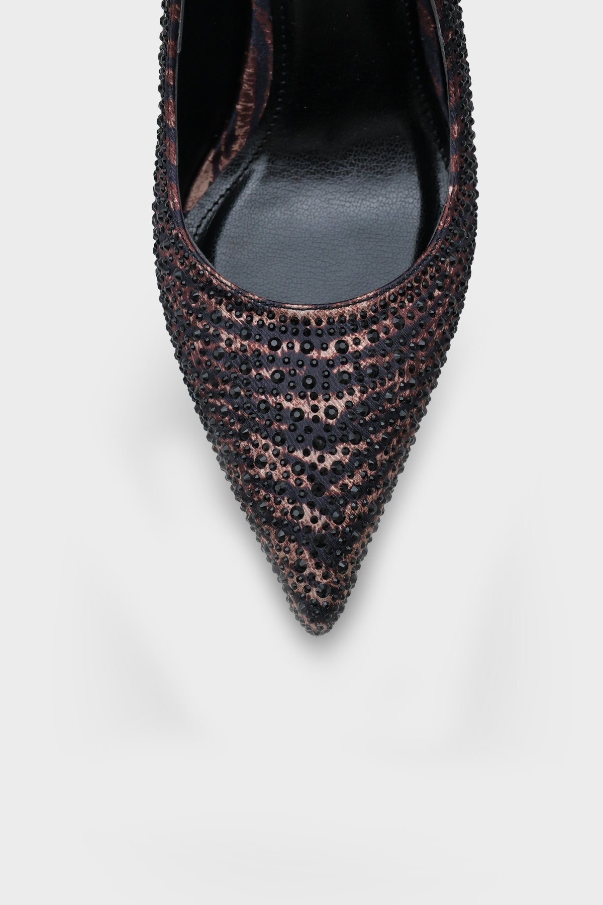 Neely Taşlı Orta Topuklu Saten Abiye Stiletto