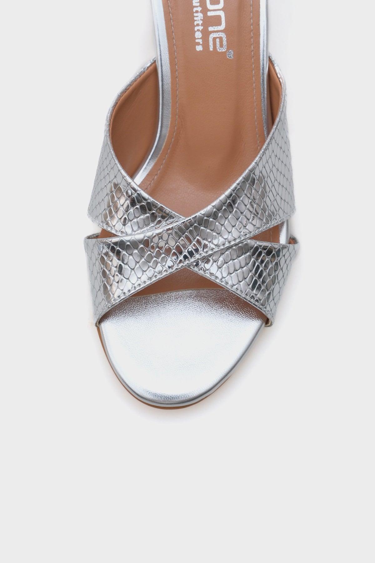 Taya Orta Topuklu Çapraz Bantlı Kadın Terlik